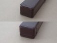 画像9: アンティーク 本革製 ジュエリーボックス ボルドーブラウン ブレスレット用
