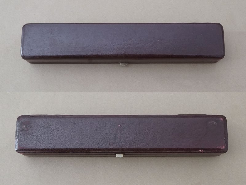 画像7: アンティーク 本革製 ジュエリーボックス ボルドーブラウン ブレスレット用