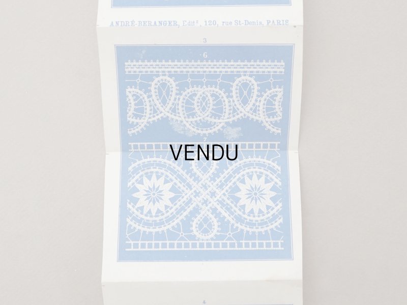 画像5: アンティーク クロシェレースの図案帳 CROCHET BRODERIE - ANDRE-BERANGER - 