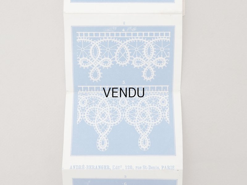 画像4: アンティーク クロシェレースの図案帳 CROCHET BRODERIE - ANDRE-BERANGER - 