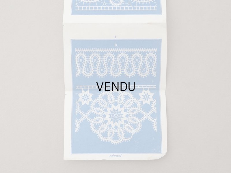 画像6: アンティーク クロシェレースの図案帳 CROCHET BRODERIE - ANDRE-BERANGER - 