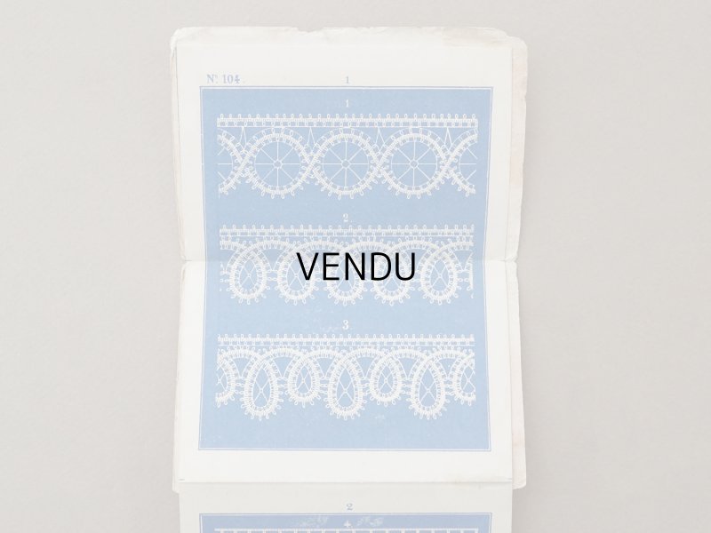 画像3: アンティーク クロシェレースの図案帳 CROCHET BRODERIE - ANDRE-BERANGER - 
