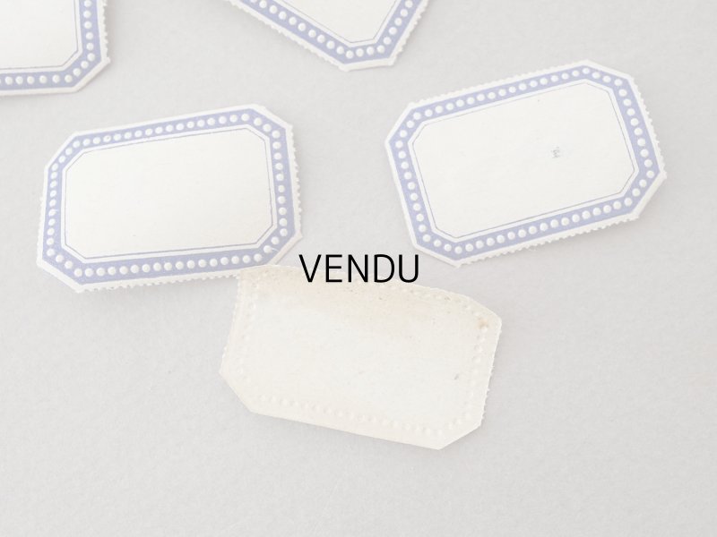 画像4: アンティーク メルスリーのラベル 24枚セット 3.8×2.6cm