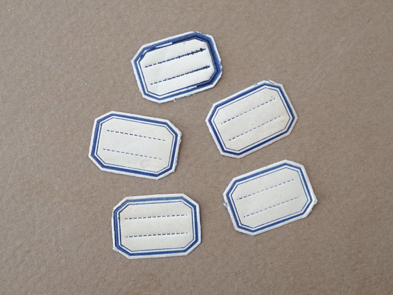 画像4: アンティーク メルスリーの小さなラベル 36枚セット 1.5×2.1cm