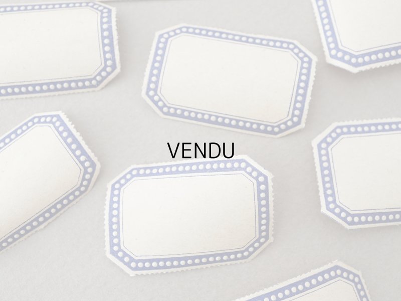 画像2: アンティーク メルスリーのラベル 24枚セット 3.8×2.6cm