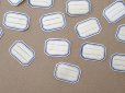画像2: アンティーク メルスリーの小さなラベル 36枚セット 1.5×2.1cm (2)