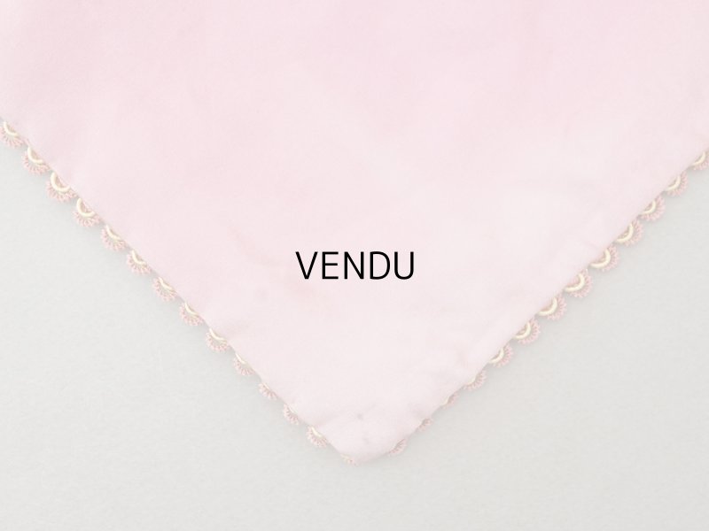 画像10: アンティーク BOISSIER シルク製 お菓子袋 オモニエール オールドローズ ショコラティエ - BOISSIER PARIS -