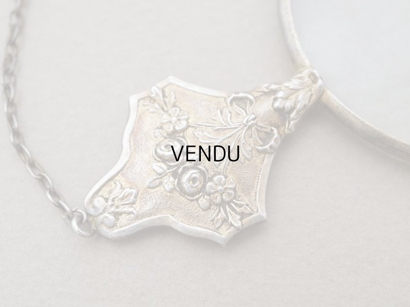 画像5: 【15周年セール対象外】19世紀末 アンティーク 小さなルーペ 薔薇&リボン ベルメイユ 刻印入り ボックス付