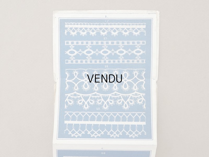 画像3: アンティーク クロシェレースの図案帳 CROCHET BRODERIE