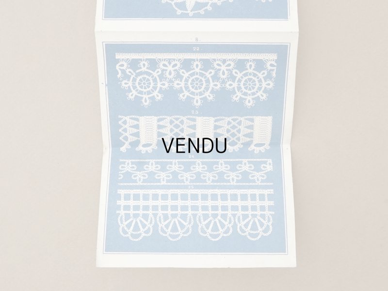 画像6: アンティーク クロシェレースの図案帳 CROCHET BRODERIE