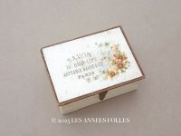 【15周年セール対象外】アンティーク ソープボックス 秋桜 SAVON DU HIGH-LIFE - COTTANCE BAGOT & Cie PARIS -