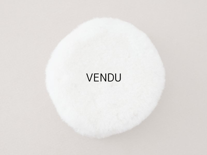 画像6: アンティーク 未使用 パフ 2点セット ピンクのシルクリボン付き