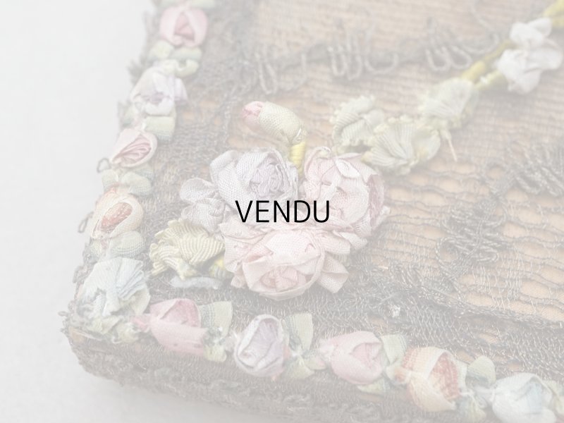 画像6: 【15周年セール対象外】アンティーク チョコレートボックス ロココトリム&ロココモチーフ シルク製 