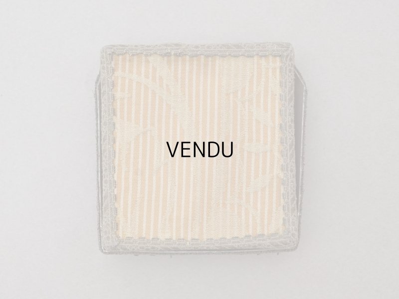 画像3: 【15周年セール対象外】アンティーク チョコレートボックス ロココトリム&ロココモチーフ シルク製 