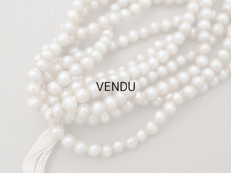 画像4: アンティーク スフレビーズ フェイクパール 約 4.5mm 約820ピース 吹きガラス製 ビーズ