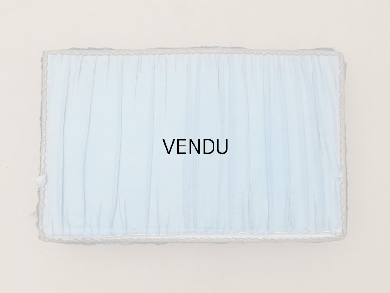 画像19: 【セール対象外】【クーポン対象外】アンティーク シルク製 ロココモチーフ&ロココトリム 大きなカルトナージュボックス 37×24×6.5cm