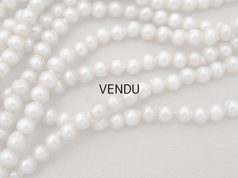 画像5: アンティーク スフレビーズ フェイクパール 約 4.5mm 約820ピース 吹きガラス製 ビーズ