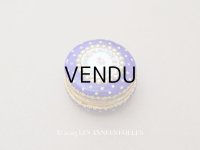 19世紀 アンティーク ピルケース ブレッソンエナメル パールの装飾 ブルーのエナメル 薔薇のリース