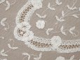 画像4: アンティーク プリンセスレース テーブルセンター オフホワイト 69.5×36cm