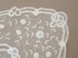 画像5: アンティーク プリンセスレース テーブルセンター オフホワイト 69.5×36cm