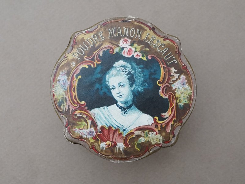 画像2: アンティーク パウダーボックス POUDRE MANON LESCAUT - A. BOURJOIS&CIE PARIS -
