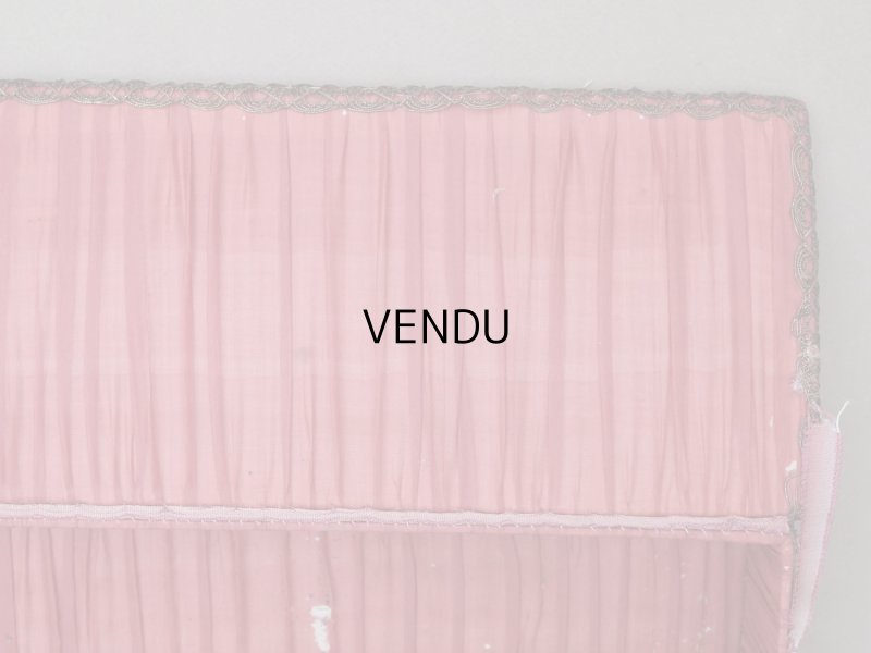 画像9: アンティーク ロココトリム付 グローブボックス チェリーピンク カルトナージュボックス 