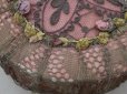 画像6: アンティーク ロココモチーフ付 シルク製 カルトナージュボックス お菓子箱