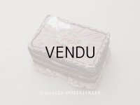 アンティーク ロココモチーフ付 お菓子箱 パウダーピンク
