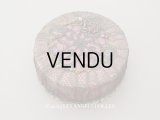 ＊蚤の市＊アンティーク ロココモチーフ付 シルク製 カルトナージュボックス お菓子箱