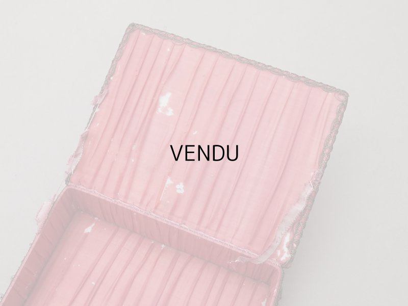 画像8: アンティーク ロココトリム付 カルトナージュボックス チェリーピンク