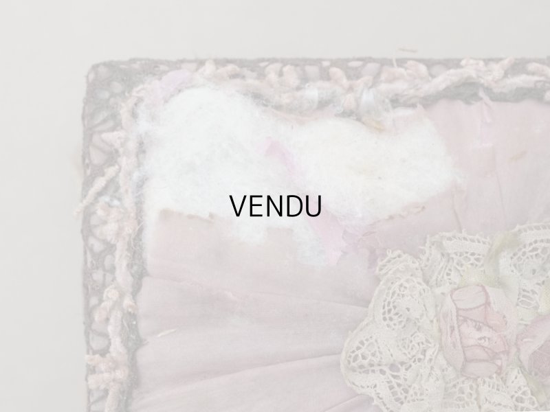 画像4: アンティーク ロココモチーフ付 お菓子箱 パウダーピンク