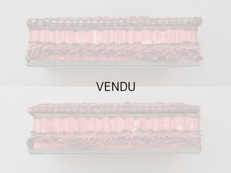 画像4: アンティーク ロココトリム付 カルトナージュボックス チェリーピンク