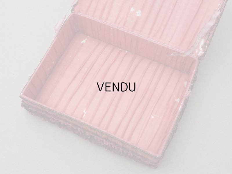 画像7: アンティーク ロココトリム付 カルトナージュボックス チェリーピンク