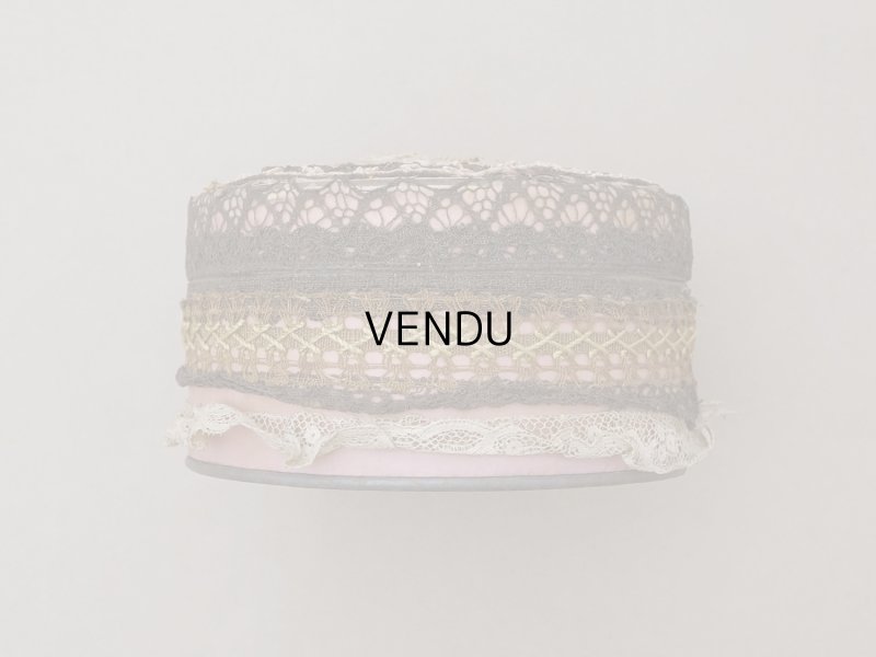 画像6: アンティーク ロココモチーフ付 お菓子箱 パウダーピンク