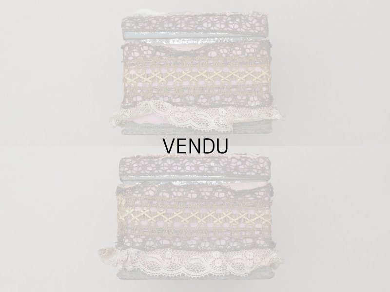 画像8: アンティーク ロココモチーフ付 お菓子箱 パウダーピンク