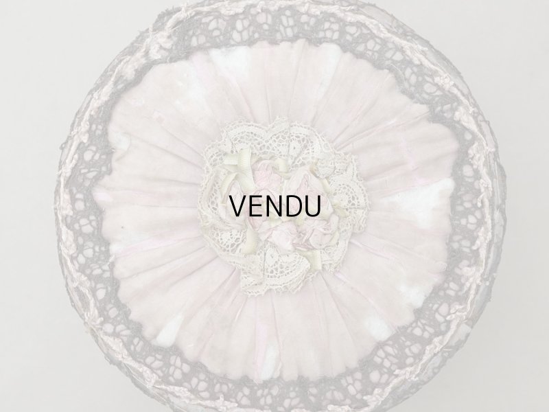 画像3: アンティーク ロココモチーフ付 お菓子箱 パウダーピンク