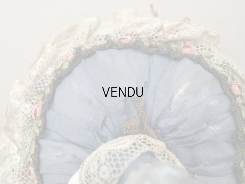 画像4: アンティーク 薔薇のロココトリム付 ピンクッション ハーフドール