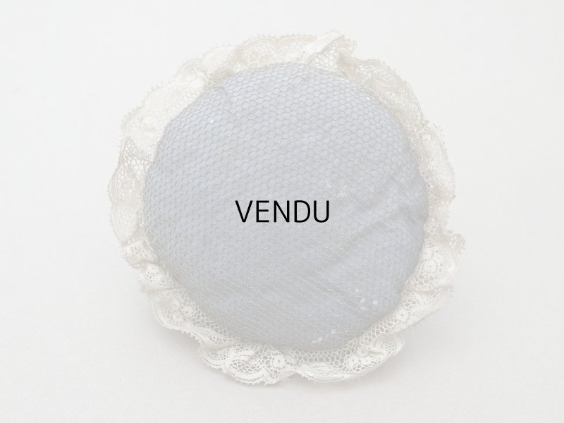 画像8: アンティーク 薔薇のロココトリム付 ピンクッション ハーフドール