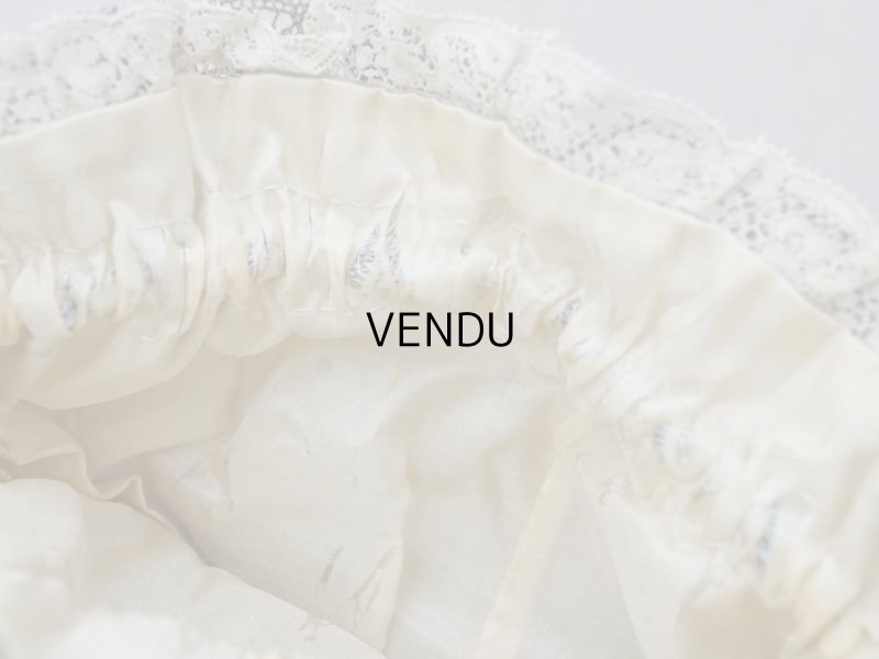 画像12: アンティーク ミラー付 舞踏会用 オモニエール 薔薇のロココモチーフ付 サフィレットブルー