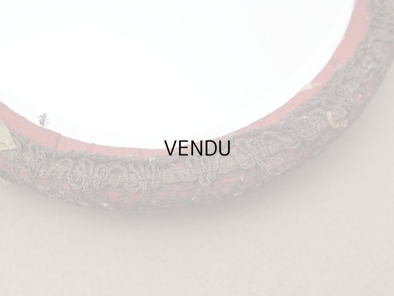 画像4: アンティーク 薔薇のロココモチーフ付 ハンドミラー