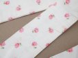 画像8: アンティーク ピンクの薔薇模様 コットン製 エプロン ファブリック 
