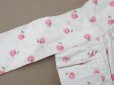 画像9: アンティーク ピンクの薔薇模様 コットン製 エプロン ファブリック 