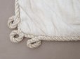 画像14: アンティーク シルク製 花かごのリボン刺繍入り ハンキーケース ハンカチ用ポシェット フラワーバスケット