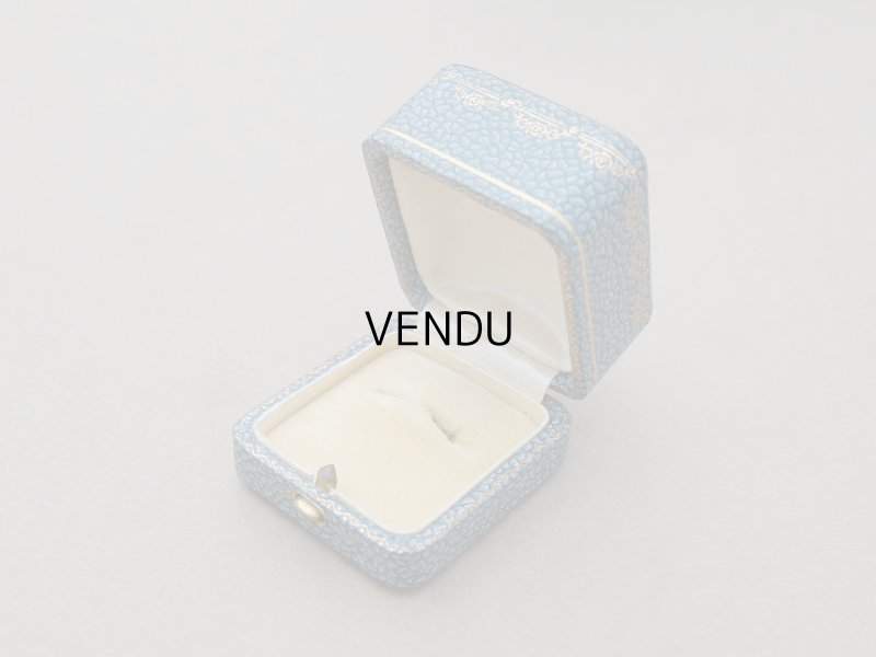 画像7: アンティーク 薔薇とリボンのガーランド リングケース ジュエリーボックス スモーキーブルー