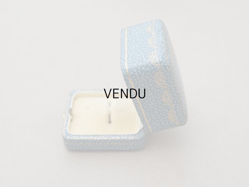 画像6: アンティーク 薔薇とリボンのガーランド リングケース ジュエリーボックス スモーキーブルー