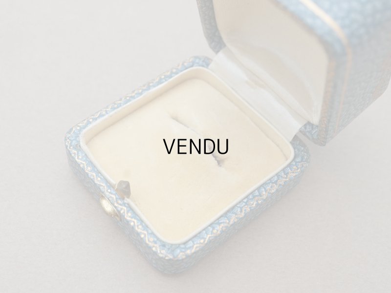 画像8: アンティーク 薔薇とリボンのガーランド リングケース ジュエリーボックス スモーキーブルー