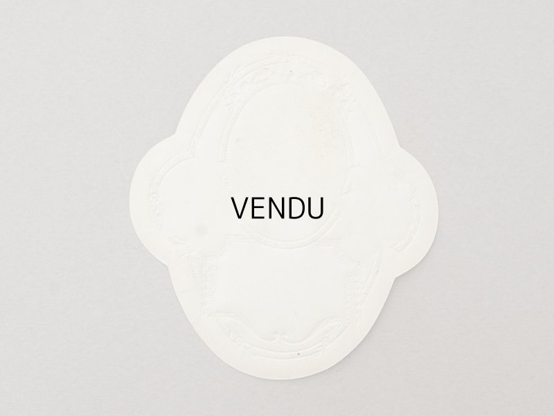 画像3: アンティーク パフュームラベル 薔薇とリボンのメダイヨン EAU DE COLOGNE VIEILLE FRANCE - LORENZY PALANCA PARIS -