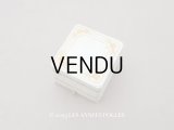 アンティーク 薔薇模様 リングケース ジュエリーボックス オフホワイト