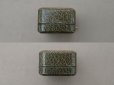 画像4: アンティーク 金彩入り ピアス用 ジュエリーボックス グリーン