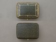 画像2: アンティーク 金彩入り ピアス用 ジュエリーボックス グリーン (2)